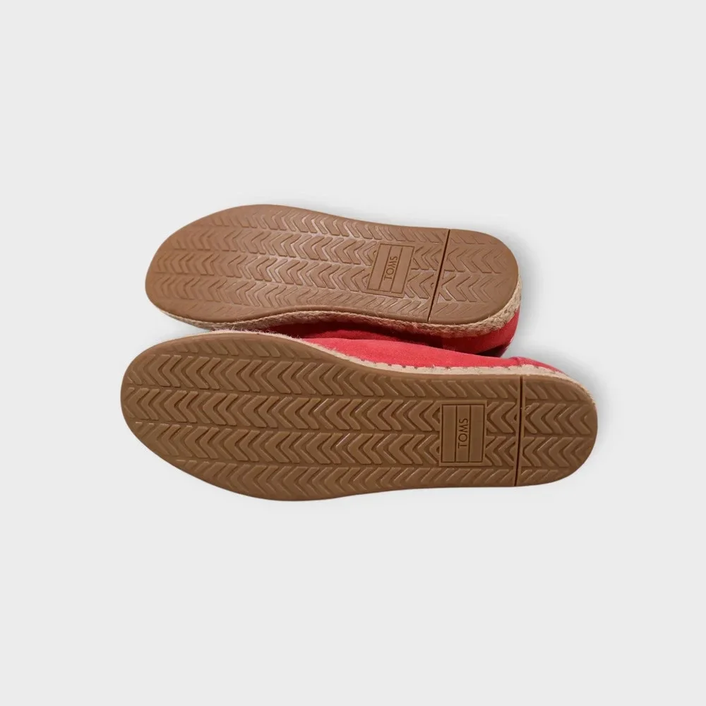 Women's Red Suede Sneakers
